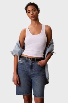 Женские синие джинсовые шорты THE BERMUDA CAROLINE Синий 28 Calvin Klein Jeans LV047F674G