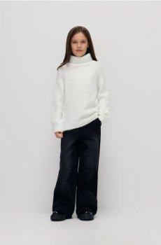 Reserved - Джинси супер широкого крою з аплікацією - чорний - 823FF-99J