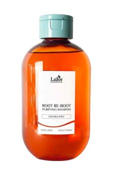 Уценка! Шампунь Lador Root Re-Boot Purifying Shampoo Ginger & Apple для чувствительной кожи головы, 300 мл