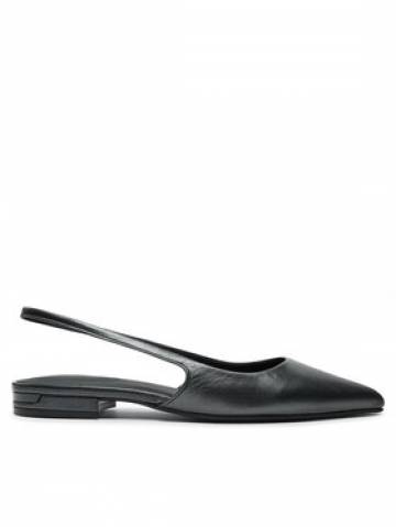 Calvin Klein Босоніжки Flat Slingback Pump Pearl HW0HW02120 Чорний Calvin Klein Босоніжки Flat Slingback Pump Pearl HW0HW02120 Чорний