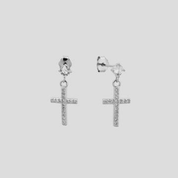 Серебряные серьги Minimal 2-0063б Серебряные серьги Minimal 2-0063б