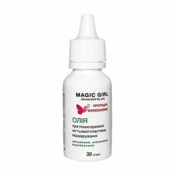 Масло при повреждении ногтевой пластины, отслоении Magic Girl Противодействие онихолизис, 30 мл Масло при повреждении ногтевой пластины, отслоении Magic Girl Противодействие онихолизис, 30 мл