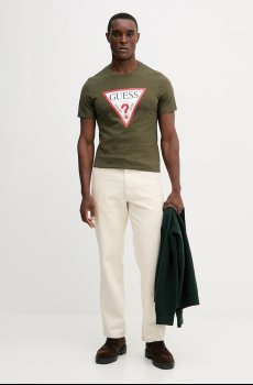 Хлопковая футболка Guess