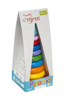 Развивающая игрушка Tigres Пирамидка Люкс, с 1 года (39372)