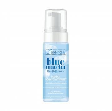 Увлажняющая и очищающая пенка для умывания Bielenda Blue Matcha Blue Fluffy Foam, 150 мл Увлажняющая и очищающая пенка для умывания Bielenda Blue Matcha Blue Fluffy Foam, 150 мл