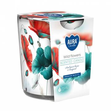 Ароматическая свеча Bispol Scented Candle Aura Wild Flowers, 100 г (SN72S-60)