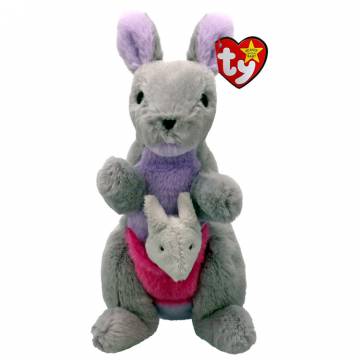 Мяка іграшка TY Beanie Babies Сірий кенгуру Kayla 15 см (41349) Мяка іграшка TY Beanie Babies Сірий кенгуру Kayla 15 см (41349)