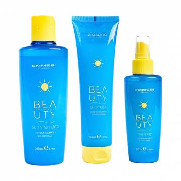 Набор для ухода за волосами Emmebi Italia Beauty Exp Sun Set 2025 (шампунь, 200 мл + маска, 150 мл + спрей, 150 мл) Набор для ухода за волосами Emmebi Italia Beauty Exp Sun Set 2025 (шампунь, 200 мл + маска, 150 мл + спрей, 150 мл)