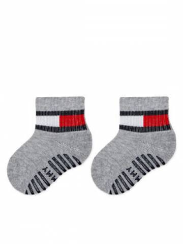 Tommy Hilfiger Набір 2 пар високих дитячих шкарпеток 701226500 Сірий Tommy Hilfiger Набір 2 пар високих дитячих шкарпеток 701226500 Сірий
