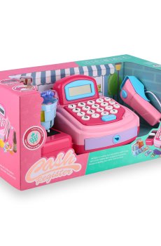 Детский игровой набор XIN KANG WO Кассовый аппарат с продуктами, от 3 лет (K1030347)