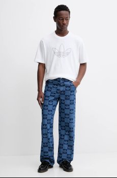 Хлопковая футболка adidas Originals Studded