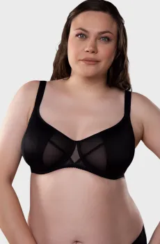 Женский черный бюстгальтер Черный 75C brabrabra 1010114