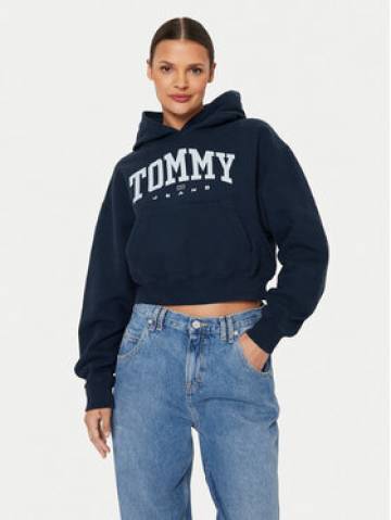 Tommy Jeans Світшот Varsity DW0DW19291 Cиній Relaxed Fit Tommy Jeans Світшот Varsity DW0DW19291 Cиній Relaxed Fit