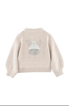 Детский шерстяной свитер Donsje Denna Merino Wool Sweater Bunny