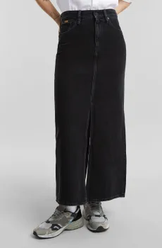 Женская черная джинсовая юбка Viktoria Long Черный 28 G-Star RAW D24385,D772