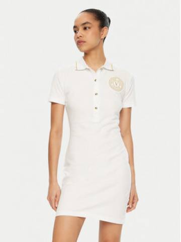 Versace Jeans Couture Повсякденна сукня 78HAOT01 Білий Regular Fit Versace Jeans Couture Повсякденна сукня 78HAOT01 Білий Regular Fit