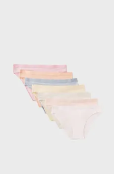 Женские трусики (7 шт) Разноцветный XL womensecret 4933672