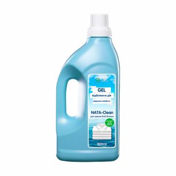 Гель для стирки Nata Group Nata-Clean Морская свежесть, для белого белья, 60 стирок, 1.25 л Гель для стирки Nata Group Nata-Clean Морская свежесть, для белого белья, 60 стирок, 1.25 л