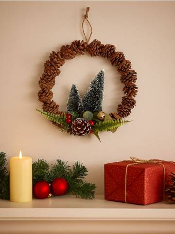 Вінок - коричневий