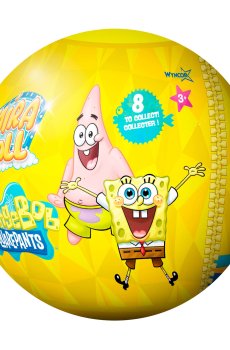 Мягкая игрушка-сюрприз Miraball SpongeBob в шаре, с аксессуарами, от 3 лет, 7*7*7 см (M14119)