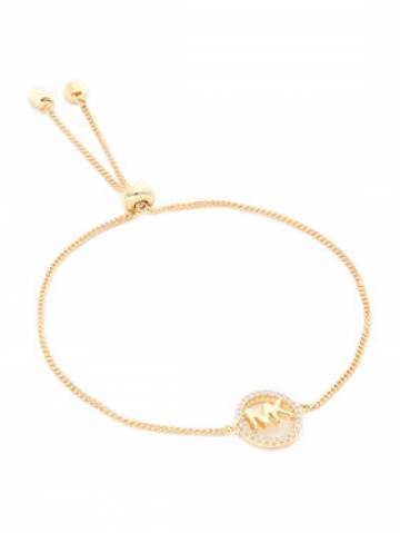 Michael Kors Браслет Logo Circle Slider MKC1246AN710 Золотий Michael Kors Браслет Logo Circle Slider MKC1246AN710 Золотий