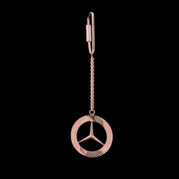 Золотой брелок "Mercedes-Benz" бр00041 Золотой брелок "Mercedes-Benz" бр00041
