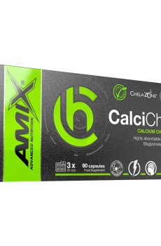 Кальций хелат Amix Nutrition ChelaZone CalciChel Calcium Chelate, 90 капсул