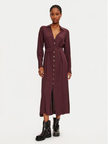 TWINSET Сукня-сорочка 242TT2320 Бордовий Loose Fit TWINSET Сукня-сорочка 242TT2320 Бордовий Loose Fit