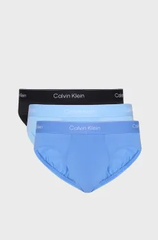 Мужские брифы (3 шт) HIP BRIEF Голубой XL Calvin Klein LV00NB4388