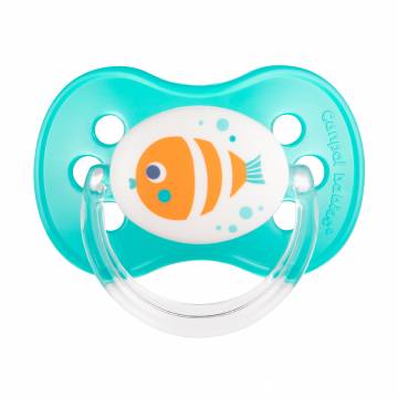 Пустышка латексная Canpol Babies Nature круглая, бирюзовая, от 6 до 18 месяцев (22/607) Пустышка латексная Canpol Babies Nature круглая, бирюзовая, от 6 до 18 месяцев (22/607)