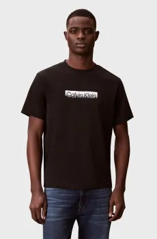 Мужская черная футболка WHOLESALE Черный L Calvin Klein LV04LF812G