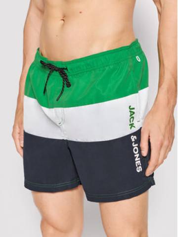 Jack&Jones Шорти для плавання Crete 12203731 Зелений Regular Fit Jack&Jones Шорти для плавання Crete 12203731 Зелений Regular Fit