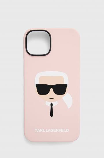 Чехол на телефон Karl Lagerfeld Iphone 14 6,1" цвет розовый Чехол на телефон Karl Lagerfeld Iphone 14 6,1" цвет розовый