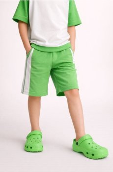 Клоги з ремінцем на п’яті - зелений