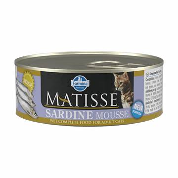 Влажный корм для кошек Farmina Matisse Mousse Sardine с сардиной, 85 г Влажный корм для кошек Farmina Matisse Mousse Sardine с сардиной, 85 г
