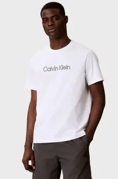 Мужская белая футболка SS 20s STNDRD GRA Белый XL Calvin Klein Jeans LV04LG812G