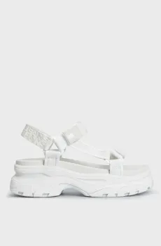 Женские белые сандалии WEBBING HYRBID SANDAL Белый 39 Tommy Jeans EN0EN02074
