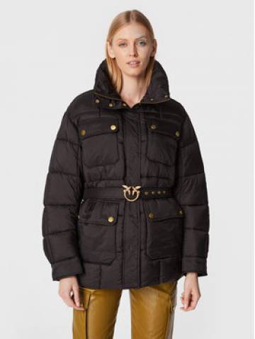 Pinko Пуховик Olga 1G18JC A082 Чорний Relaxed Fit Pinko Пуховик Olga 1G18JC A082 Чорний Relaxed Fit