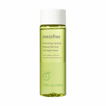 Средство для снятия макияжа с губ и глаз Innisfree Apple Seed Lip & Eye Makeup Remover с экстрактом яблока, 100 мл Средство для снятия макияжа с губ и глаз Innisfree Apple Seed Lip & Eye Makeup Remover с экстрактом яблока, 100 мл