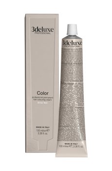 Перманентная крем-краска для волос 3DeLuXe Tech Hair Colouring Cream 4.3 Golden Brown, 100 мл