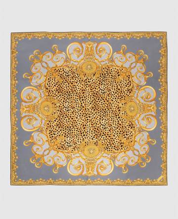 Платок из шелка в принт