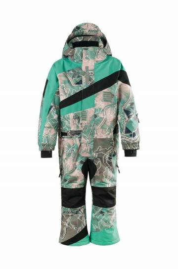 Детский лыжный комбинезон Gosoaky TEEN WOLF цвет зелёный 242.9.1.730