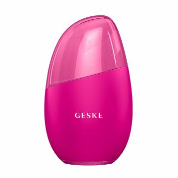 Массажер для глаз и лица Geske Cool & Warm Eye and Face Massager 7 в 1 малиновый