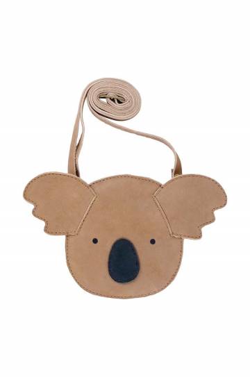Детская кожаная сумочка Donsje Britta Classic Purse Koala цвет бежевый 5001006 Детская кожаная сумочка Donsje Britta Classic Purse Koala цвет бежевый 5001006