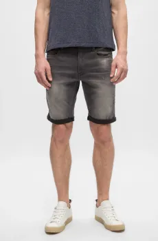 Мужские серые джинсовые шорты 3301 Серый 29 G-Star RAW D10481,6132