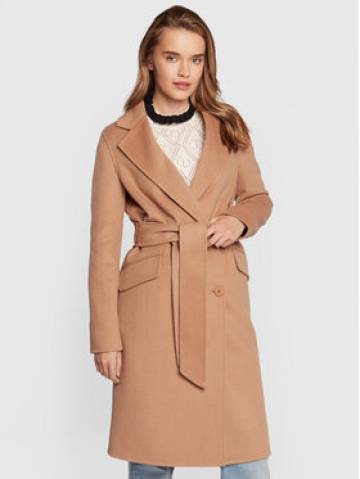 TWINSET Вовняне пальто 222TP2056 Бежевий Regular Fit TWINSET Вовняне пальто 222TP2056 Бежевий Regular Fit