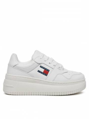 Tommy Jeans Снікерcи Tjw Retro Basket Flatform Ess EN0EN02506 Білий Tommy Jeans Снікерcи Tjw Retro Basket Flatform Ess EN0EN02506 Білий