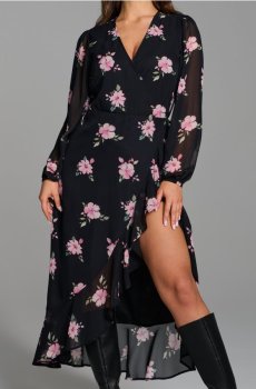 Міні-сукня з металізованою ниткою - різнобарвний