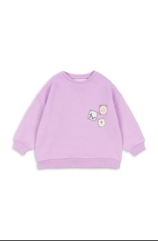 Детская хлопковая кофта Konges Sløjd RHW X KS LETTRE SWEAT OCS