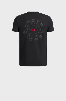 Детская черная футболка UA B WM Blur SS Черный 14 Under Armour 6009269-001
